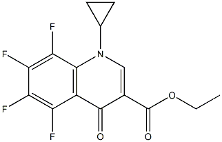 1-Cyclopropyl-5,6,7,8-tetrafluoro-4-oxo-1,4-dihydroquinoline-3-carboxylic acid ethyl ester
