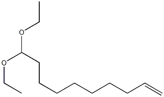 9-Decenal diethyl acetal Struktur