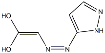 3-[(Z)-[2,2-Dihydroxyethenyl]azo]-2H-pyrazole Structure