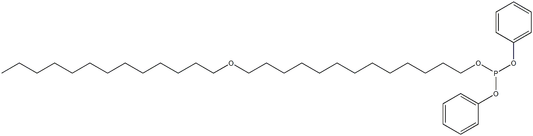 Phosphorous acid 13-(tridecyloxy)tridecyldiphenyl ester