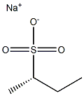 [S,(-)]-2-Butanesulfonic acid sodium salt Structure