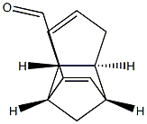 (1R,2R,6S,7S)-トリシクロ[5.2.1.02,6]デカ-3,8-ジエン-9-カルボアルデヒド 化学構造式