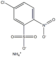 5-Chloro-2-nitrobenzenesulfonic acid ammonium salt Structure