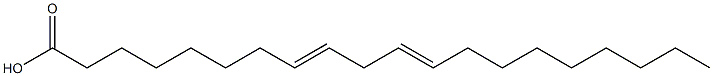 8,11-Icosadienoic acid Struktur