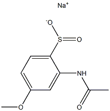 2-(Acetylamino)-4-methoxybenzenesulfinic acid sodium salt