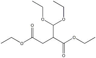 2-(Diethoxymethyl)succinic acid diethyl ester Struktur