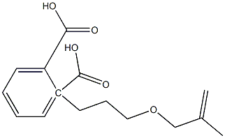 Phthalic acid hydrogen 2-[3-(2-methyl-2-propenyloxy)propyl] ester|