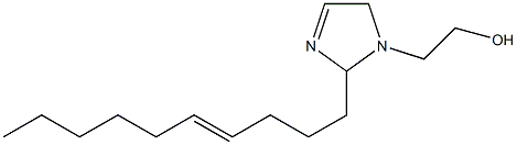 1-(2-ヒドロキシエチル)-2-(4-デセニル)-3-イミダゾリン 化学構造式