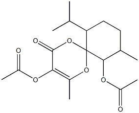 (6S)-7-Isopropyl-10-methyl-3-bis(acetoxy)methyl-1,5-dioxaspiro[5.5]undec-2-en-4-one