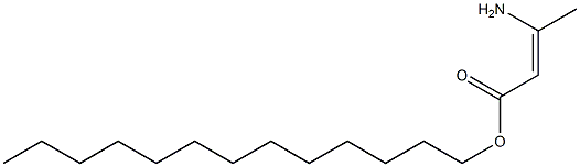 (Z)-3-Amino-2-butenoic acid tridecyl ester