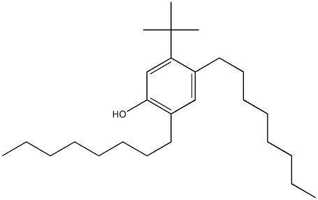 3-tert-Butyl-4,6-dioctylphenol Struktur