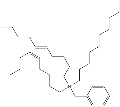 Tri(5-decenyl)benzylaminium