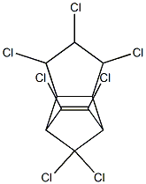 3,4,5,8,9,10,10-Heptachlorotricyclo[5.2.1.02,6]dec-8-ene 结构式