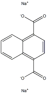 1,4-ナフタレンジカルボン酸ジナトリウム 化学構造式