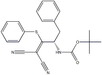[(S)-3-Phenyl-2-[(tert-butoxycarbonyl)amino]-1-(phenylthio)propylidene]malononitrile