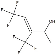 (Z)-1-Methyl-2-(trifluoromethyl)-4,4,4-trifluoro-2-buten-1-ol Structure