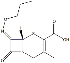 7-[(Z)-Propoxyimino]-3-methylcepham-3-ene-4-carboxylic acid