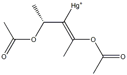 (+)-(Acetyloxy)[(Z)-1-[(R)-1-(acetyloxy)ethyl]-1-propenyl] mercury(II)