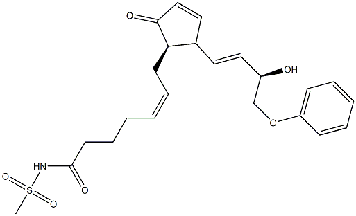 (Z)-7-[(1R)-2-[(1E,3R)-3-Hydroxy-4-phenoxy-1-butenyl]-5-oxo-3-cyclopenten-1-yl]-N-(methylsulfonyl)-5-heptenamide