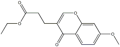 3-(7-Methoxy-4-oxo-4H-1-benzopyran-3-yl)propionic acid ethyl ester