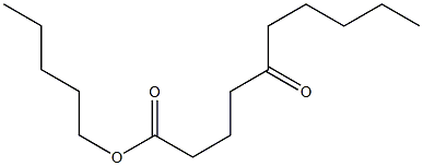 5-Ketocapric acid pentyl ester Struktur