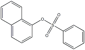 Benzenesulfonic acid 1-naphthalenyl ester Struktur