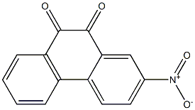 2-ニトロ-9,10-フェナントレンジオン 化学構造式