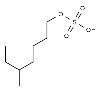 Sulfuric acid hydrogen 5-methylheptyl ester