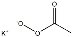 Peroxyacetic acid potassium salt Struktur