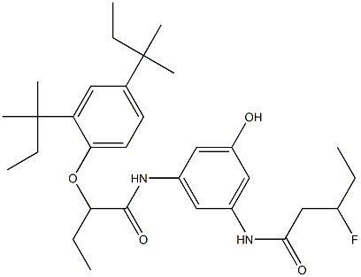 3-(3-Fluoropentanoylamino)-5-[2-(2,4-di-tert-amylphenoxy)butyrylamino]phenol