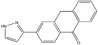 3-(1H-Pyrazol-3-yl)anthrone