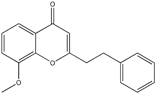 8-Methoxy-2-phenethyl-4H-1-benzopyran-4-one Structure