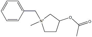 3-Acetyloxy-1-methyl-1-(phenylmethyl)pyrrolidinium