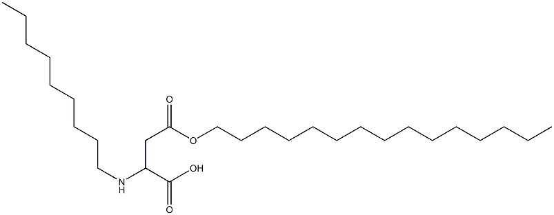 2-Nonylamino-3-(pentadecyloxycarbonyl)propionic acid,,结构式