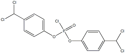  Chlorophosphonic acid=bis[p-(dichloromethyl)phenyl] ester