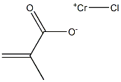 Methacrylic acid [chlorochromium(II)] salt Struktur