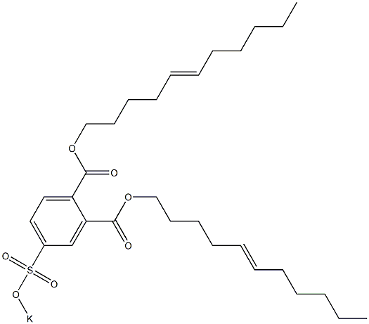 4-(Potassiosulfo)phthalic acid di(5-undecenyl) ester