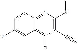4,6-Dichloro-2-(methylthio)quinoline-3-carbonitrile