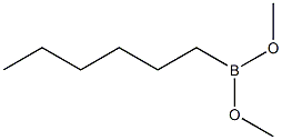 Hexylboronic acid dimethyl ester 结构式