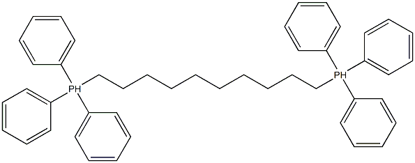 (1,10-Decanediyl)bis(triphenylphosphorane) Struktur