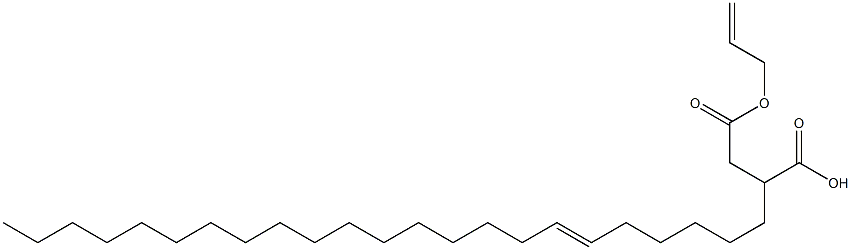 2-(6-Tricosenyl)succinic acid 1-hydrogen 4-allyl ester Structure