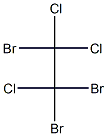 1,1,2-トリブロモ-1,2,2-トリクロロエタン 化学構造式