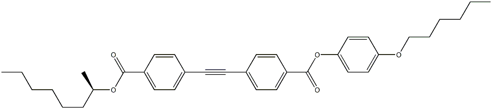 4-[[4-(4-Hexyloxyphenoxycarbonyl)phenyl]ethynyl]benzoic acid (R)-1-methylheptyl ester|