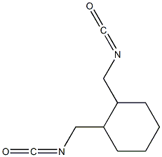 (Cyclohexane-1,2-diylbismethylene)diisocyanate Structure