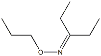 3-Pentanone O-propyl oxime Structure