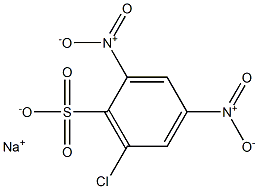 6-Chloro-2,4-dinitrobenzenesulfonic acid sodium salt Struktur
