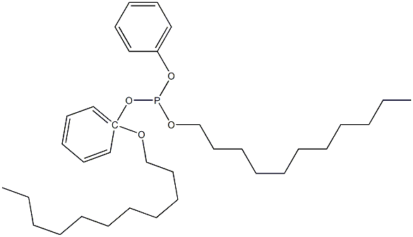 Phosphorous acid 1-(undecyloxy)undecyldiphenyl ester