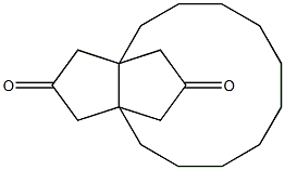 (Hexahydro-3a,6a-decanopentalene)-2,5-dione 结构式