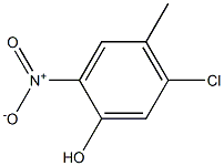 5-Chloro-4-methyl-2-nitrophenol Structure