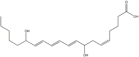(5Z,9E,11E,13E)-8,15-Dihydroxy-5,9,11,13-icosatetraenoic acid